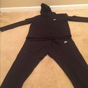 Nike jogging suit.